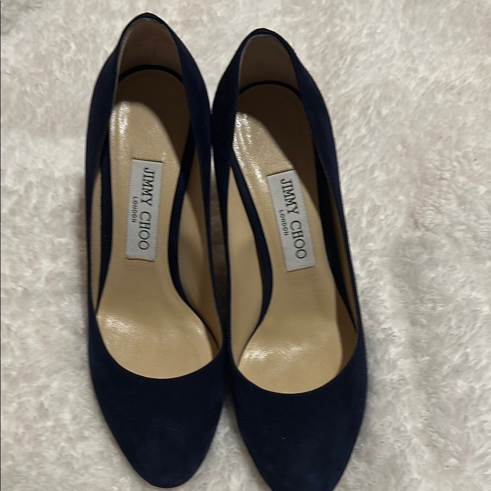 Jimmy Choo Dark Blue Heels